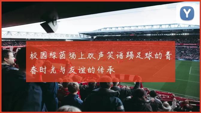 校园绿茵场上欢声笑语踢足球的青春时光与友谊的传承